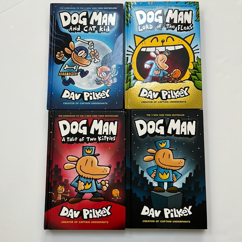 Dog Man set of books (4)